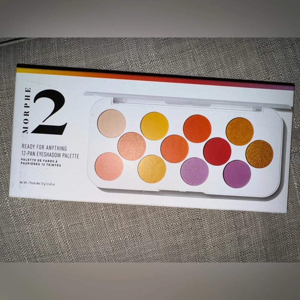 Viseart Eyeshadow Palette - Cream, Orange, Yellow, Purple, Gold